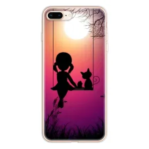Девчачий Чехол для iPhone 8 Plus (На качели)