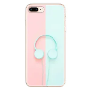 Девчачий Чехол для iPhone 8 Plus (Наушники)