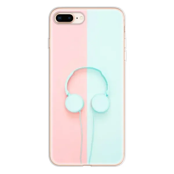 Чехол с рисунком «Наушники» для iPhone 8 Plus