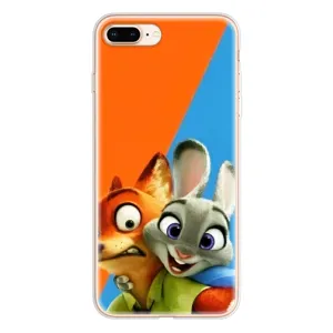 Чехлы ЗВЕРОПОЛИС для iPhone 8 Plus (Ник и Хопс)