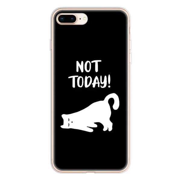 Чехол с рисунком «Not Today» для iPhone 8 Plus Чехол с рисунком «Not Today» для iPhone 8 Plus