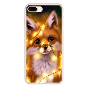 Чохол з Лисичкою для iPhone 8 Plus (Новорічне лисеня)