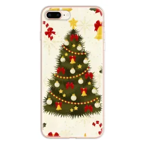 Чехол Новогодняя Елка на iPhone 8 Plus (Новогодний принт)