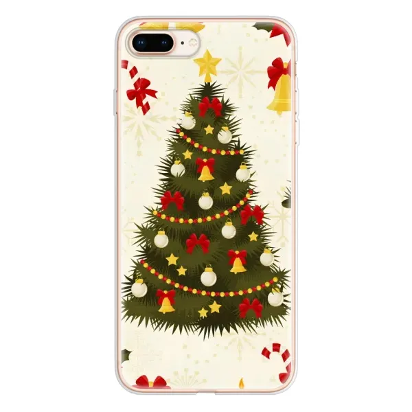 Чехол с рисунком «Новогодний принт» для iPhone 8 Plus Чехол с рисунком «Новогодний принт» для iPhone 8 Plus