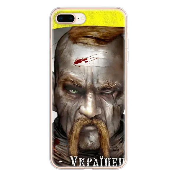 Чехол с рисунком «Одноглазый Козак» для iPhone 8 Plus Чехол с рисунком «Одноглазый Козак» для iPhone 8 Plus