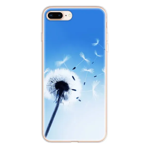 Чехол с рисунком «Одуванчик на голубом» для iPhone 8 Plus