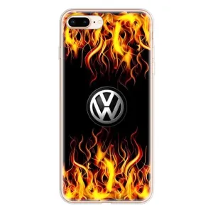 Чехол "Фольксваген" для iPhone 8 Plus (Огненный Лого)