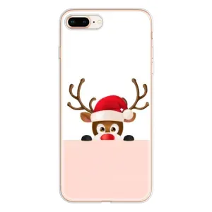 Чехол Санта Клаус для iPhone 8 Plus (Олененок)
