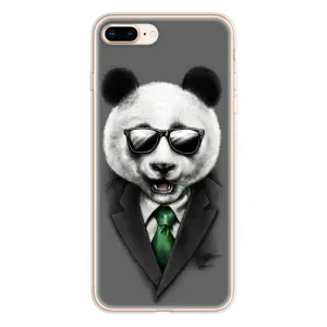 Чохли з Пандами на iPhone 8 Plus (Панда в окулярах)