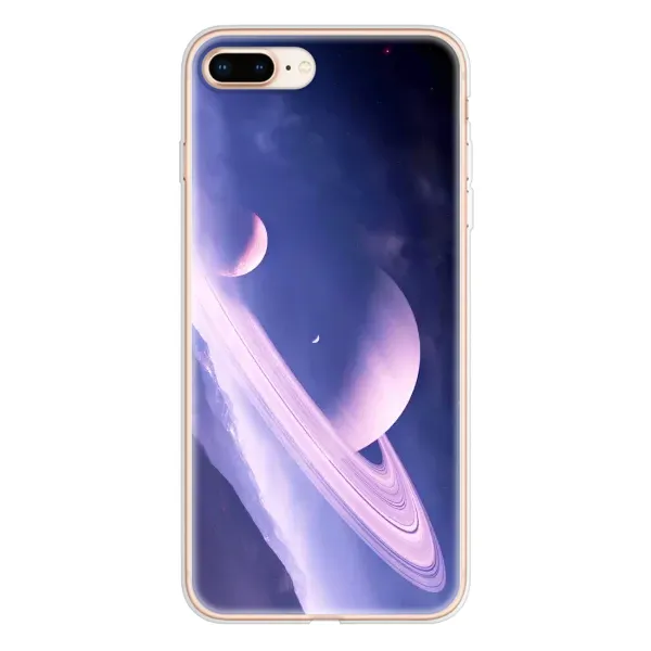 Чехол с рисунком «Планета в космосе» для iPhone 8 Plus