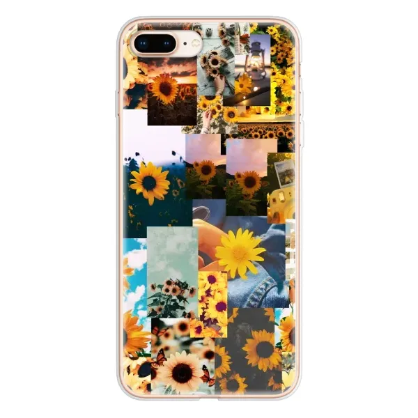 Чехол с рисунком «Подсолнуховый дизайн» для iPhone 8 Plus Чехол с рисунком «Подсолнуховый дизайн» для iPhone 8 Plus