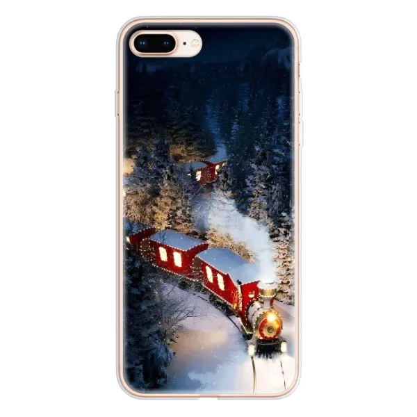Чехол с рисунком «Поезд» для iPhone 8 Plus