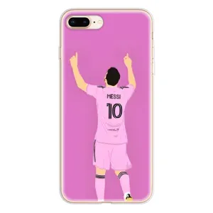 Чохли Лео Мессі в Маямі на iPhone 8 Plus (Святкування Мессі)