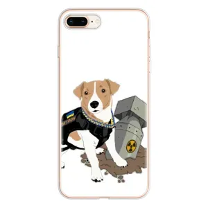Чохол з принтом Песика Патрон для iPhone 8 Plus (Пес Патрон з ракетою)