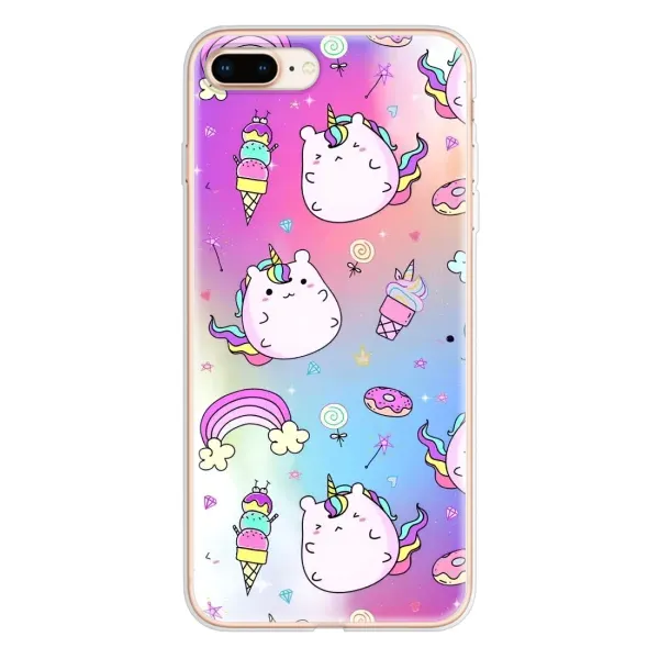 Чехол с рисунком «Радуга и Единорог» для iPhone 8 Plus