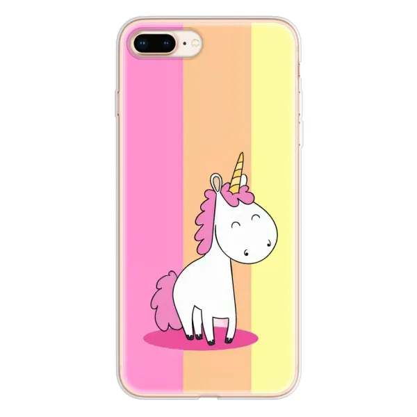 Чехол с рисунком «Радужный Единорог» для iPhone 8 Plus