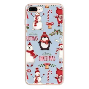 Чехол Санта Клаус для iPhone 8 Plus (Рождественский)
