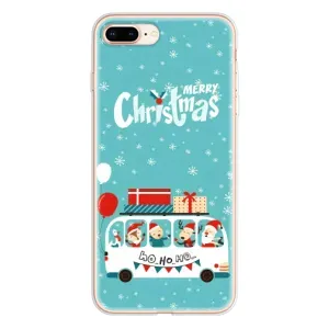 Силиконовый бампер на рождество для iPhone 8 Plus (Рождественское настроение)