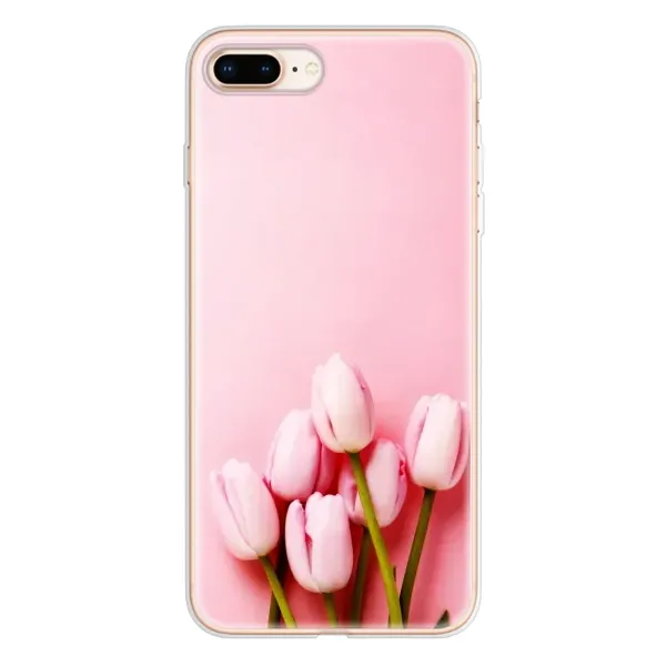 Чехол с рисунком «Розовые тюльпаны» для iPhone 8 Plus Чехол с рисунком «Розовые тюльпаны» для iPhone 8 Plus