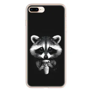 Силіконовий Чохол з Энотами на iPhone 8 Plus (З кавою)