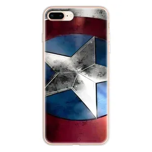 Чехол с Щитом Капитана Америки на iPhone 8 Plus (Щит Капитана Америки)