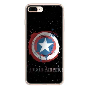 Чехол с Щитом Капитана Америки на iPhone 8 Plus (Щит Капитана)