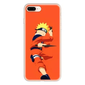 Чехлы с принтом Наруто на iPhone 8 Plus (Силуэт Наруто)