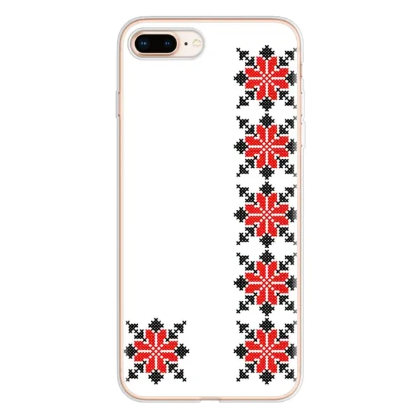 Чехол с рисунком «Силуэт вышиванки» для iPhone 8 Plus Чехол с рисунком «Силуэт вышиванки» для iPhone 8 Plus
