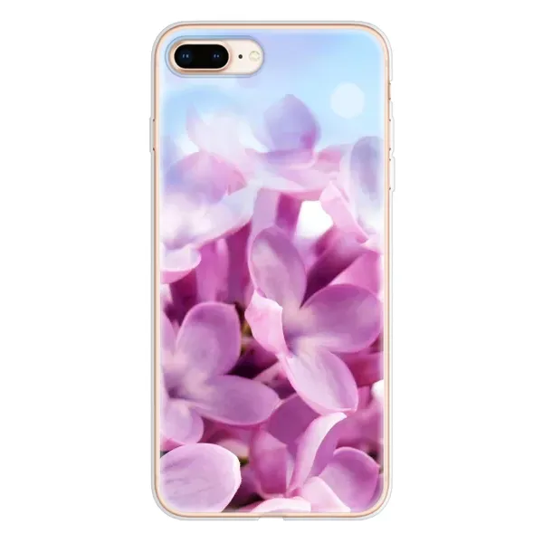 Чехол с рисунком «Сиреневые цветы» для iPhone 8 Plus Чехол с рисунком «Сиреневые цветы» для iPhone 8 Plus