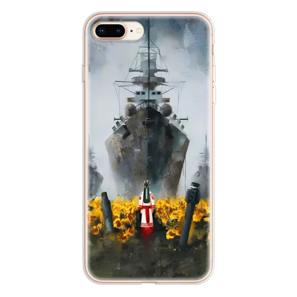 Чехол с рисунком «Смелость» для iPhone 8 Plus