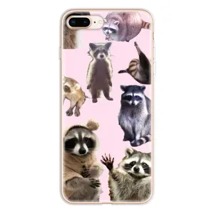 Силіконовий Чохол з Энотами на iPhone 8 Plus (Смішні Єноти)