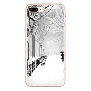 Чехлы на Новый Год iPhone 8 Plus (Снегом замело)