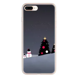Чехлы на Новый Год iPhone 8 Plus (Снеговички)