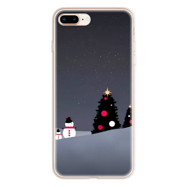 Чохол з малюнком «Сніговички» для iPhone 8 Plus Чохол з малюнком «Сніговички» для iPhone 8 Plus