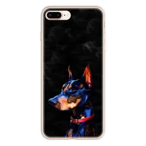 Бампер для iPhone 8 Plus з картинкою "Песики" (Собака Мопсік)