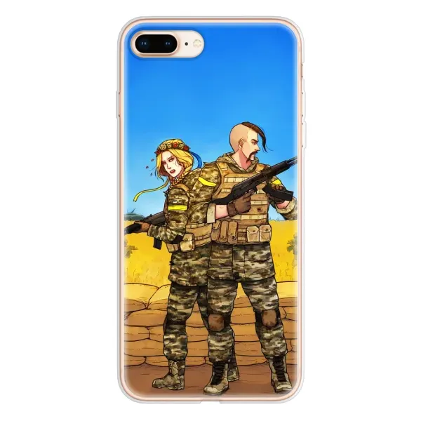 Чехол с рисунком «Солдаты ЗСУ» для iPhone 8 Plus Чехол с рисунком «Солдаты ЗСУ» для iPhone 8 Plus