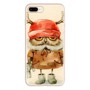 Чохли з принтом СОВИ для iPhone 8 Plus (Сова у шапці)