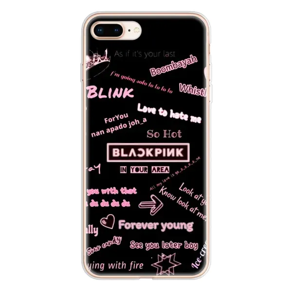 Чехол с рисунком «Стиль блэкпинг» для iPhone 8 Plus Чехол с рисунком «Стиль блэкпинг» для iPhone 8 Plus