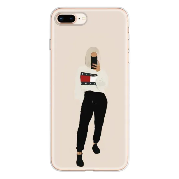 Чехол с рисунком «Стильная» для iPhone 8 Plus Чехол с рисунком «Стильная» для iPhone 8 Plus