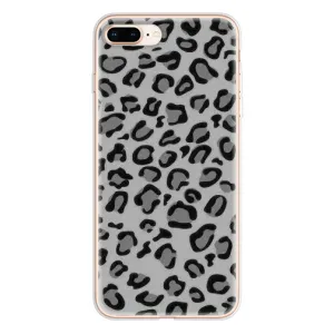Чохол з леопардовим принтом на iPhone 8 Plus (Темний леопард)