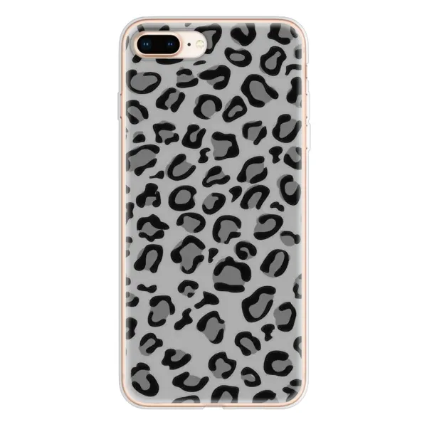 Чехол с рисунком «Темный леопрад» для iPhone 8 Plus