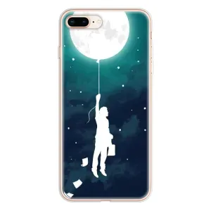 Чохол (ТПУ) з планетами на iPhone 8 Plus (To The moon)