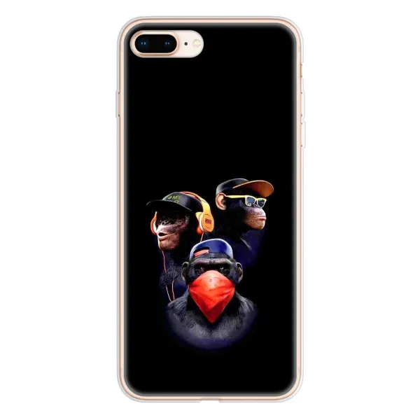 Чохол з малюнком «Три обізяни» для iPhone 8 Plus Чохол з малюнком «Три обізяни» для iPhone 8 Plus