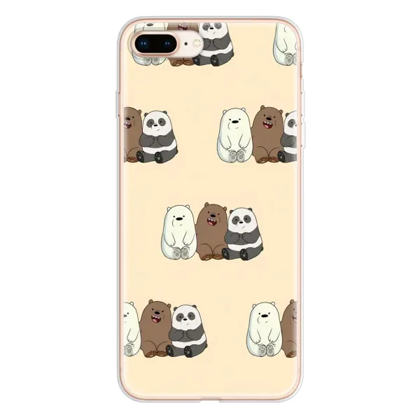 Чехол с рисунком «Три медведя» для iPhone 8 Plus Чехол с рисунком «Три медведя» для iPhone 8 Plus