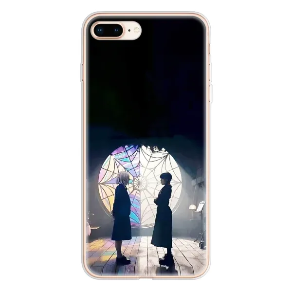 Чехол с рисунком «Уэнсдей и Энди» для iPhone 8 Plus Чехол с рисунком «Уэнсдей и Энди» для iPhone 8 Plus