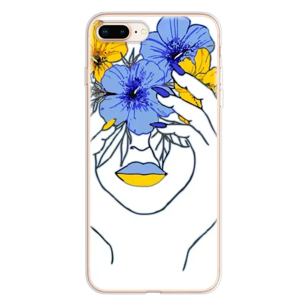 Чехол с рисунком «Украинка на всю голову» для iPhone 8 Plus