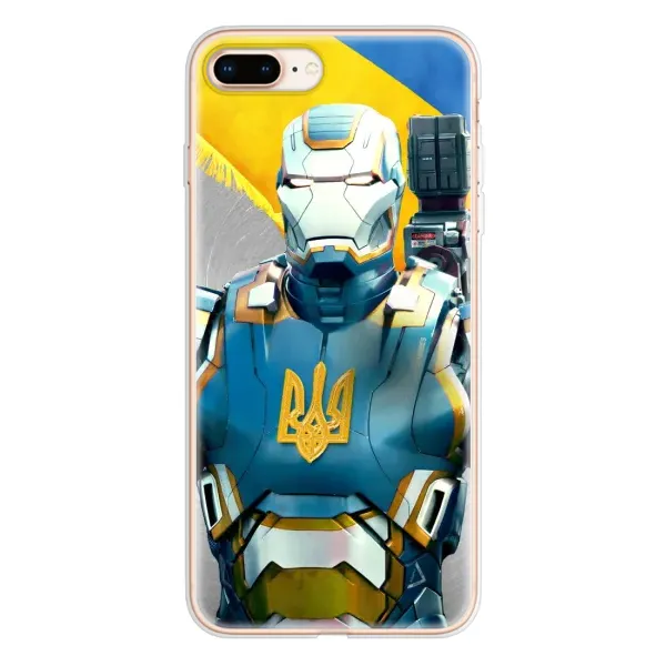Чехол с рисунком «Украинский робокоп» для iPhone 8 Plus Чехол с рисунком «Украинский робокоп» для iPhone 8 Plus