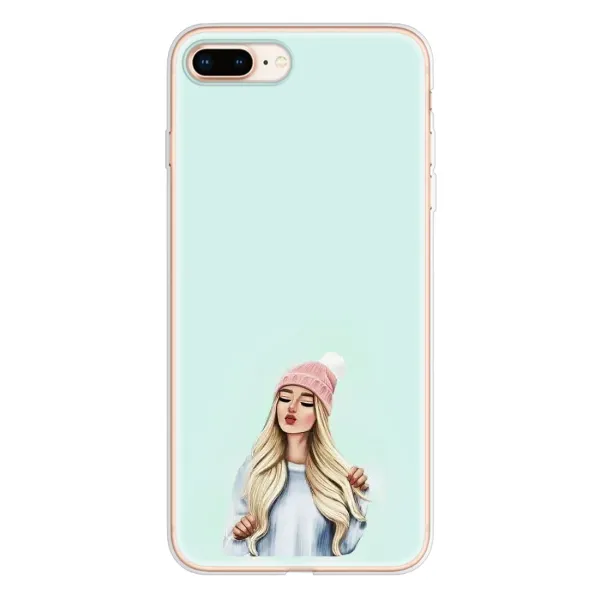 Чехол с рисунком «В шапке» для iPhone 8 Plus Чехол с рисунком «В шапке» для iPhone 8 Plus