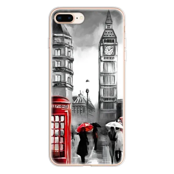 Чехол с рисунком «Вид на Биг Бен» для iPhone 8 Plus