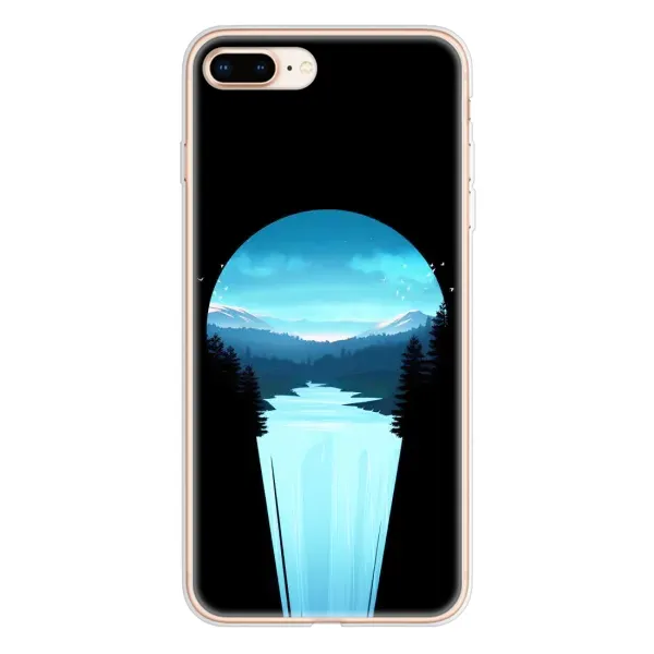 Чохол з малюнком «Синій Водоспад» для iPhone 8 Plus